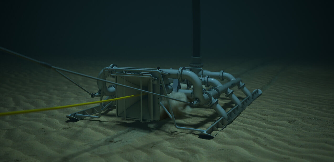 Jetting bull subsea jetting sled
