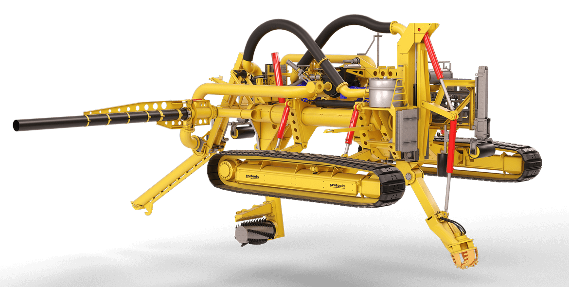 Arhtropod subsea pipeline trencher