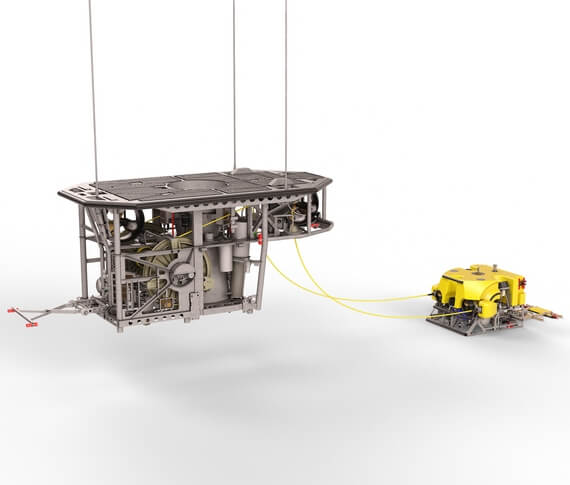 Innovative fall pipe ROV