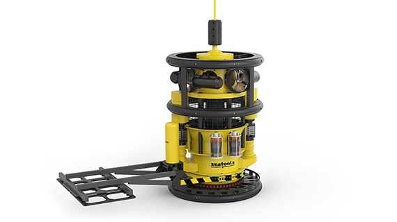 Non contact subsea trenching method for subsea post burial inspection and rectification operations