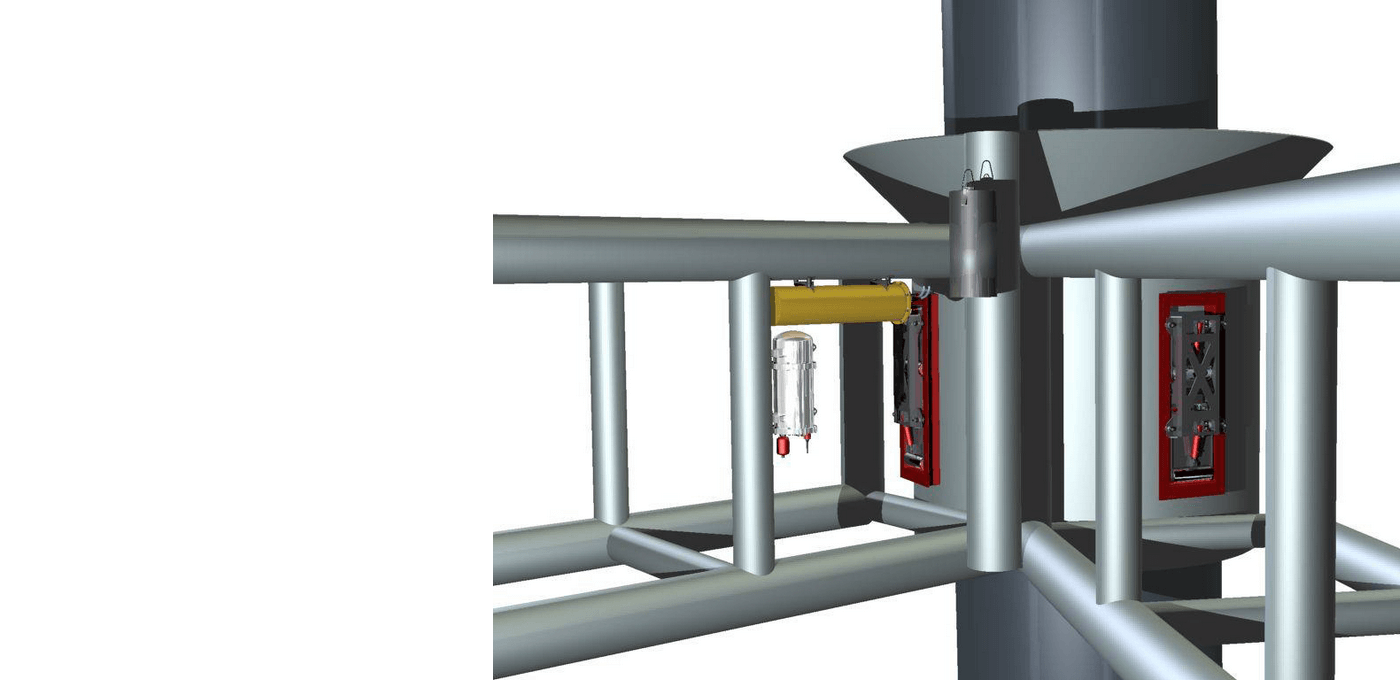 Pile sensor unit for effective offshore piling operations