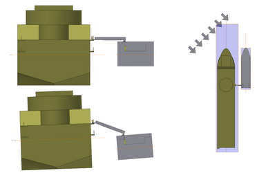 Ship to ship offshore simulations