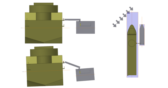 Ship to ship offshore simulations