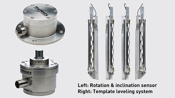 Subsea inclination and angle measurement