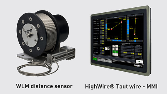 Subsea length, displacement, and position measurement