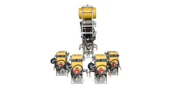 Tunnel installation monitoring system - for submerged tunnel segment positioning
