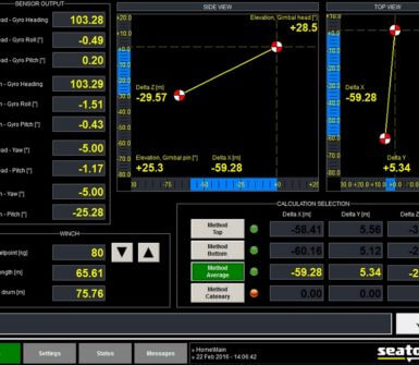 Human Machine Interface (HMI) of HighWire® taut wire system