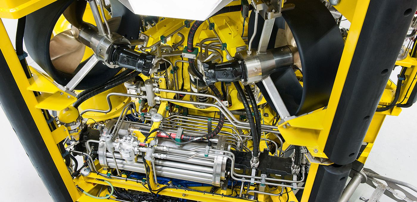 remotely operated vehicle ROV 7 for subsea rock installation