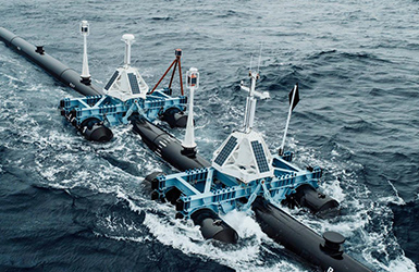 Offshore instrumentation in splash zone for remote monitoring and control of ocean cleanup