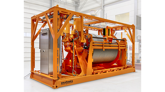 CT constant torque umbilical winch for van Oord's 1800 kW subsea trencher