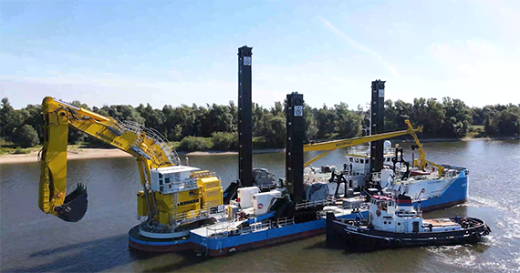 Sarb backhoe dredger monitoring and control 